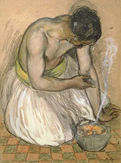 The Moroccan Fakir (pastel and gouache on paper) The Moroccan Fakir (pastel and gouache on paper)