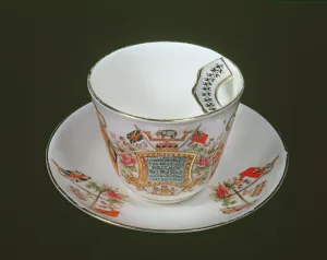 Moustache cup commemorating Victorias Diamond Jubilee, 1897 (ceramic) Moustache cup commemorating Victorias Diamond Jubilee, 1897 (ceramic)