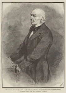 Mr Gladstone speaking of Mr Bright in the House of Commons (engraving) Mr Gladstone speaking of Mr Bright in the House of Commons (engraving)