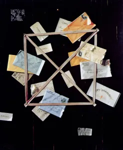 Mr Huling's Letter Rack Picture (colour litho) Mr Huling's Letter Rack Picture (colour litho)