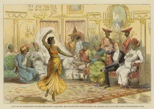 Mr Row Bahawdur Ramchunder Gopaldas's Wedding Party (colour litho) Mr Row Bahawdur Ramchunder Gopaldas's Wedding Party (colour litho)