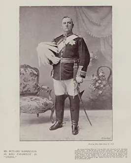 Mr Rutland Barrington as King Paramount in 'Utopia' (b/w photo) Mr Rutland Barrington as King Paramount in 'Utopia' (b/w photo)