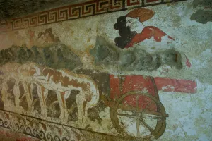 Mural from the Tomb of the Infernal Quadriga (wall painting) (detail of 378994) Mural from the Tomb of the Infernal Quadriga (wall painting) (detail of 378994)
