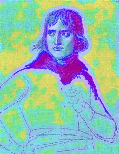 Napoleon Bonaparte, First Consul, illustration from History of England by H. O Napoleon Bonaparte, First Consul, illustration from History of England by H. O
