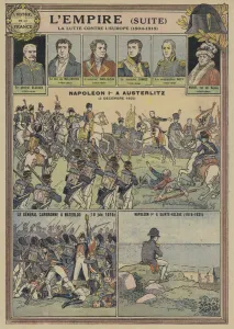 The Napoleonic Wars, 1804-1815 (colour litho) The Napoleonic Wars, 1804-1815 (colour litho)