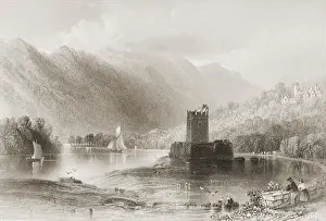 Narrow Water Castle, County Down, Northern Ireland, from Scenery and Antiquities Narrow Water Castle, County Down, Northern Ireland, from Scenery and Antiquities