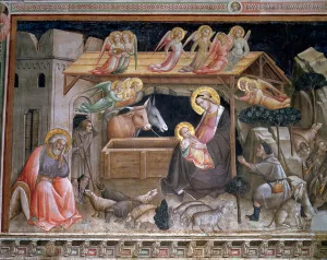 The Nativity, detail from The life of the Virgin and the Sacred Girdle The Nativity, detail from The life of the Virgin and the Sacred Girdle