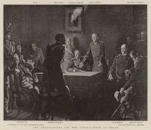 The Negotiations for the Capitulation of Sedan (litho) The Negotiations for the Capitulation of Sedan (litho)