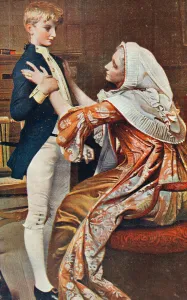 Nelson (1758-1805) - First Farewell, Aged 12 (colour litho) Nelson (1758-1805) - First Farewell, Aged 12 (colour litho)