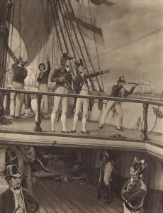 Nelson's Chase after the French Fleet, 1805 (litho) Nelson's Chase after the French Fleet, 1805 (litho)