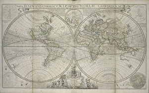A new and correct map of the world laid down according to the newest discoveries A new and correct map of the world laid down according to the newest discoveries