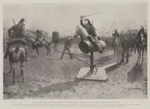 The New Horse for Sword Exercise, adopted by the French Army The New Horse for Sword Exercise, adopted by the French Army