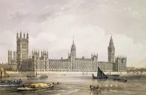 The New Houses of Parliament, engraved by Thomas Picken (fl.1838-d.1870) pub The New Houses of Parliament, engraved by Thomas Picken (fl.1838-d.1870) pub
