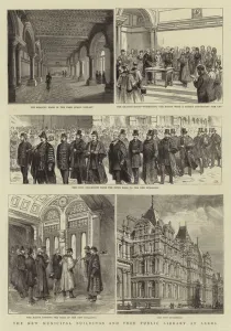 The New Municipal Buildings and Free Public Library at Leeds (engraving) The New Municipal Buildings and Free Public Library at Leeds (engraving)