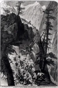 Newly Discovered Mines in the Rocky Mountains, from Frank Leslie' Newly Discovered Mines in the Rocky Mountains, from Frank Leslie'