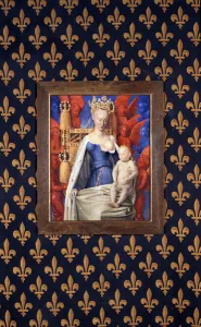 The nursing Virgin in an ermine coat depicted as Agnes Sorel The nursing Virgin in an ermine coat depicted as Agnes Sorel