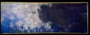 The nympheas; the clouds. Right part of the triptych painted in Giverny The nympheas; the clouds. Right part of the triptych painted in Giverny