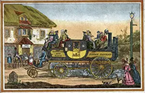 Omnibus Gurney. (engraving, middle 19th century) Omnibus Gurney. (engraving, middle 19th century)