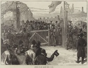Opening of Kew Bridge Free of Toll (engraving) Opening of Kew Bridge Free of Toll (engraving)