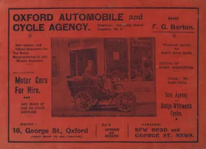 Oxford Automobile and Cycle Agency (b/w photo) Oxford Automobile and Cycle Agency (b/w photo)