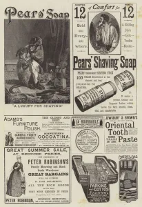 Page of Advertisements (engraving) Page of Advertisements (engraving)