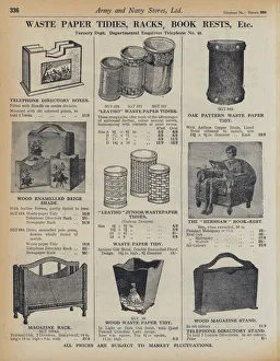 Page from Army and Navy Stores Catalogue, 1939-40 (litho) Page from Army and Navy Stores Catalogue, 1939-40 (litho)
