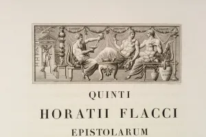 Page from Quintus Horatius Flaccus (engraving) Page from Quintus Horatius Flaccus (engraving)