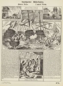 Page from the Stuttgarter Bilderbogen (engraving) Page from the Stuttgarter Bilderbogen (engraving)