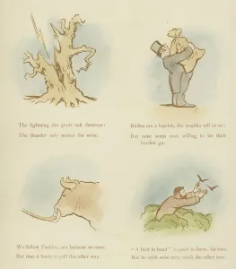 Page from Symbols and Metaphors by Cynicus (colour litho) Page from Symbols and Metaphors by Cynicus (colour litho)