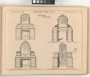 Page from William Tarn and Co.'s Illustrated Catalogue: with prices of furniture Page from William Tarn and Co.'s Illustrated Catalogue: with prices of furniture
