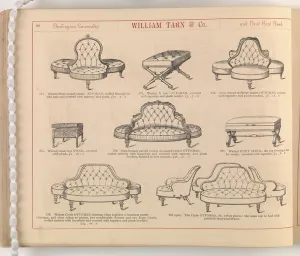 Page from William Tarn and Co.'s Illustrated Catalogue: with prices of furniture Page from William Tarn and Co.'s Illustrated Catalogue: with prices of furniture