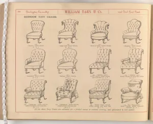 Page from William Tarn and Co.'s Illustrated Catalogue: with prices of furniture Page from William Tarn and Co.'s Illustrated Catalogue: with prices of furniture