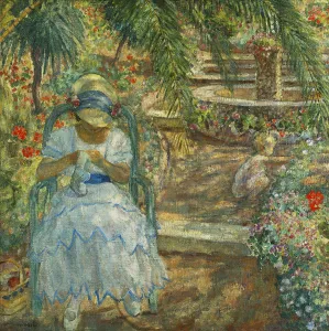 Under the Palm Trees; Sous les Palmiers, (oil on canvas) Under the Palm Trees; Sous les Palmiers, (oil on canvas)