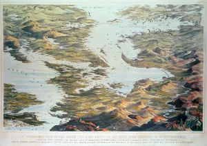Panoramic view of the Baltic Sea and the Route of the Fleet from Spithead to St. Petersburg Panoramic view of the Baltic Sea and the Route of the Fleet from Spithead to St. Petersburg