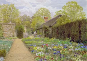 The Pansy Garden, Munstead Wood, Surrey, home of Gertrude Jekyll; The Pansy Garden, Munstead Wood, Surrey, home of Gertrude Jekyll;