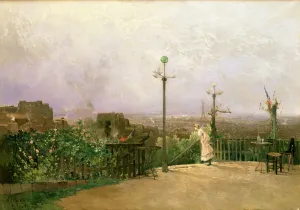 Paris seen from the heights of Montmartre (oil on canvas) (see 164311, 164312 for detail) Paris seen from the heights of Montmartre (oil on canvas) (see 164311, 164312 for detail)