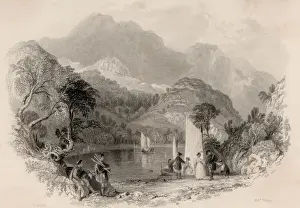 Pass of the Trossachs, Loch Katrine, Scotland (engraving) Pass of the Trossachs, Loch Katrine, Scotland (engraving)