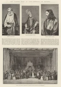 The Passion Play at Ober-Ammergau, in Bavaria (litho) The Passion Play at Ober-Ammergau, in Bavaria (litho)