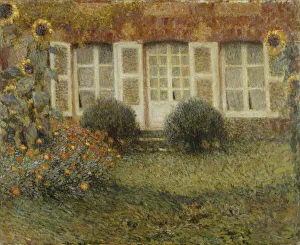 Pavilion House with Sunflowers; Le Pavillon aux Tournesols, (oil on canvas) Pavilion House with Sunflowers; Le Pavillon aux Tournesols, (oil on canvas)