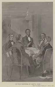 The Peace Conference at Hampton Roads (litho) The Peace Conference at Hampton Roads (litho)