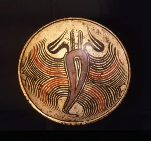 Pedestal plate, Early Cocle phase, 700-800 AD (ceramic) Pedestal plate, Early Cocle phase, 700-800 AD (ceramic)