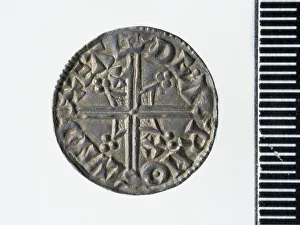 Penny of AEthelred II, London mint, 978 (silver) (reverse of 3706818) Penny of AEthelred II, London mint, 978 (silver) (reverse of 3706818)