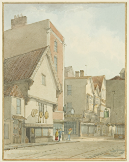 Peter Street and Mary-le-Port Street (w/c over pencil on paper) Peter Street and Mary-le-Port Street (w/c over pencil on paper)