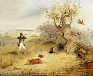 Pheasant Shooting (oil on canvas) Pheasant Shooting (oil on canvas)