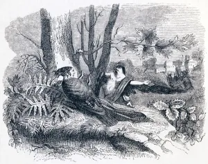 Philomele & Progne - Fables by La Fontaine, 19th century (engraving) Philomele & Progne - Fables by La Fontaine, 19th century (engraving)