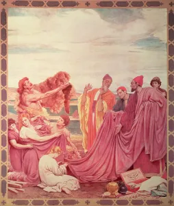 Phoenicians Trading with Early Britons, copy of a painting in the Royal Exchange Phoenicians Trading with Early Britons, copy of a painting in the Royal Exchange
