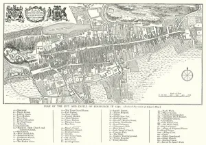 Plan of the City and Castle of Edinburgh in 1742 (engraving) Plan of the City and Castle of Edinburgh in 1742 (engraving)