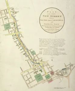 A Plan of the Intended New Street between Pall Mall, opposite Carlton House A Plan of the Intended New Street between Pall Mall, opposite Carlton House