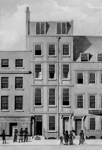The police office Bow Street, 1825 (watercolour) The police office Bow Street, 1825 (watercolour)