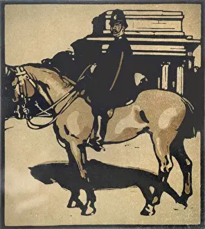 Policeman from London Types published by William Heinemann, 1898 (colour litho) Policeman from London Types published by William Heinemann, 1898 (colour litho)